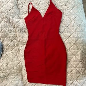 Windsor red bodycon dress